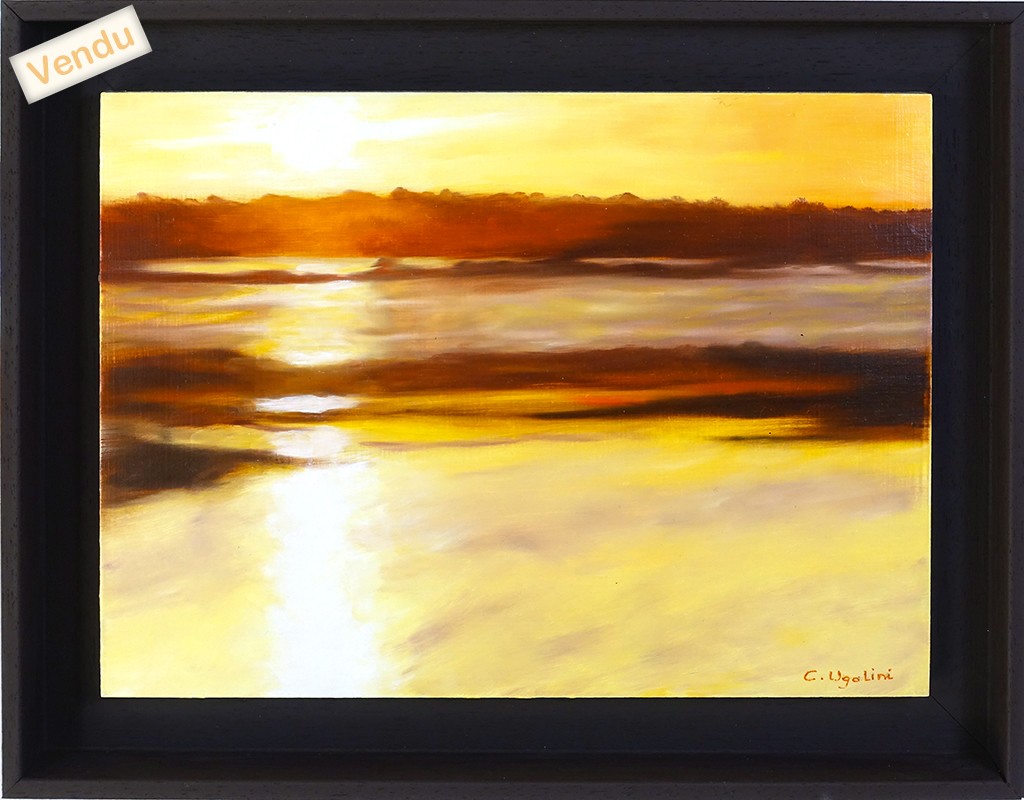 Bretagne Coucher de soleil (vendu)