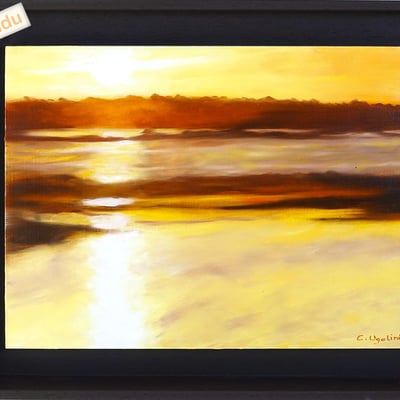 Bretagne Coucher de soleil (vendu)