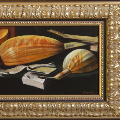 Nature morte Les luths