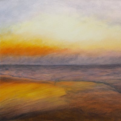 Mer du nord Coucher de soleil