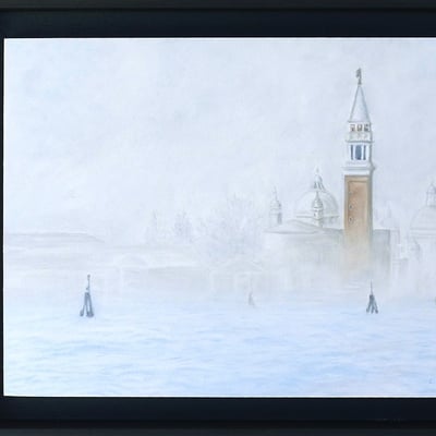 Venise Brume hivernale