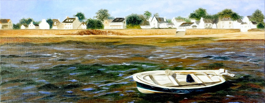 Carantec Barque échouée