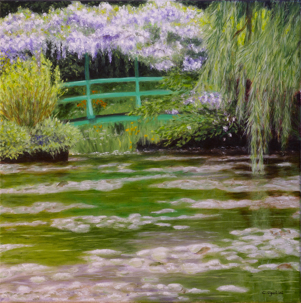 La glycine - Hommage à Claude Monet