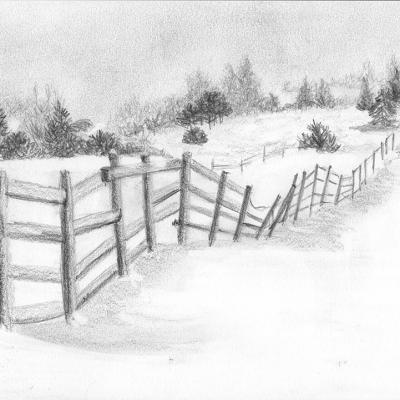 Paysage d’hiver 1