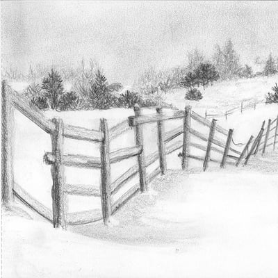 Paysage d'hiver 1