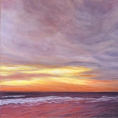 Coucher de soleil a wissant